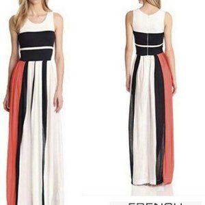 French Connection Color Block Maxi Dress